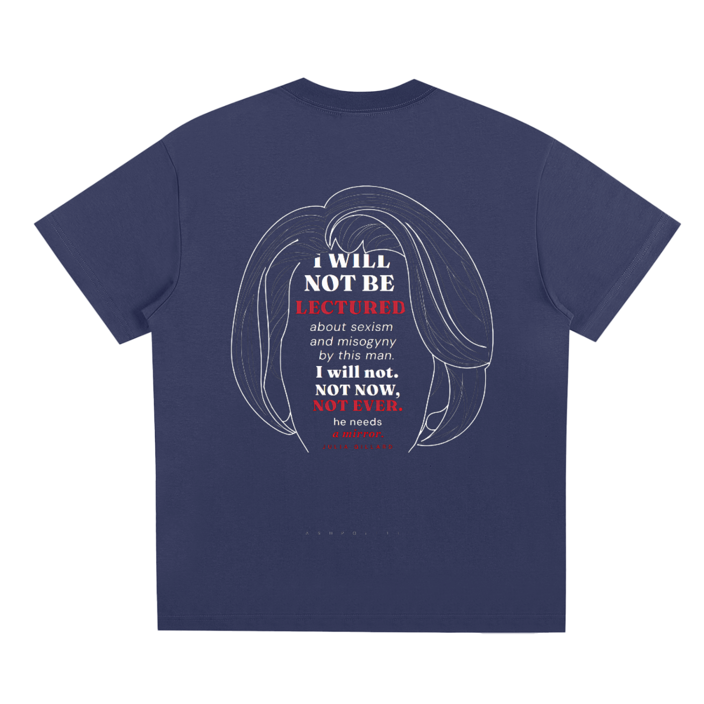 NOT NOW. NOT EVER. The Gillard Misogyny Speech - Unisex Tee