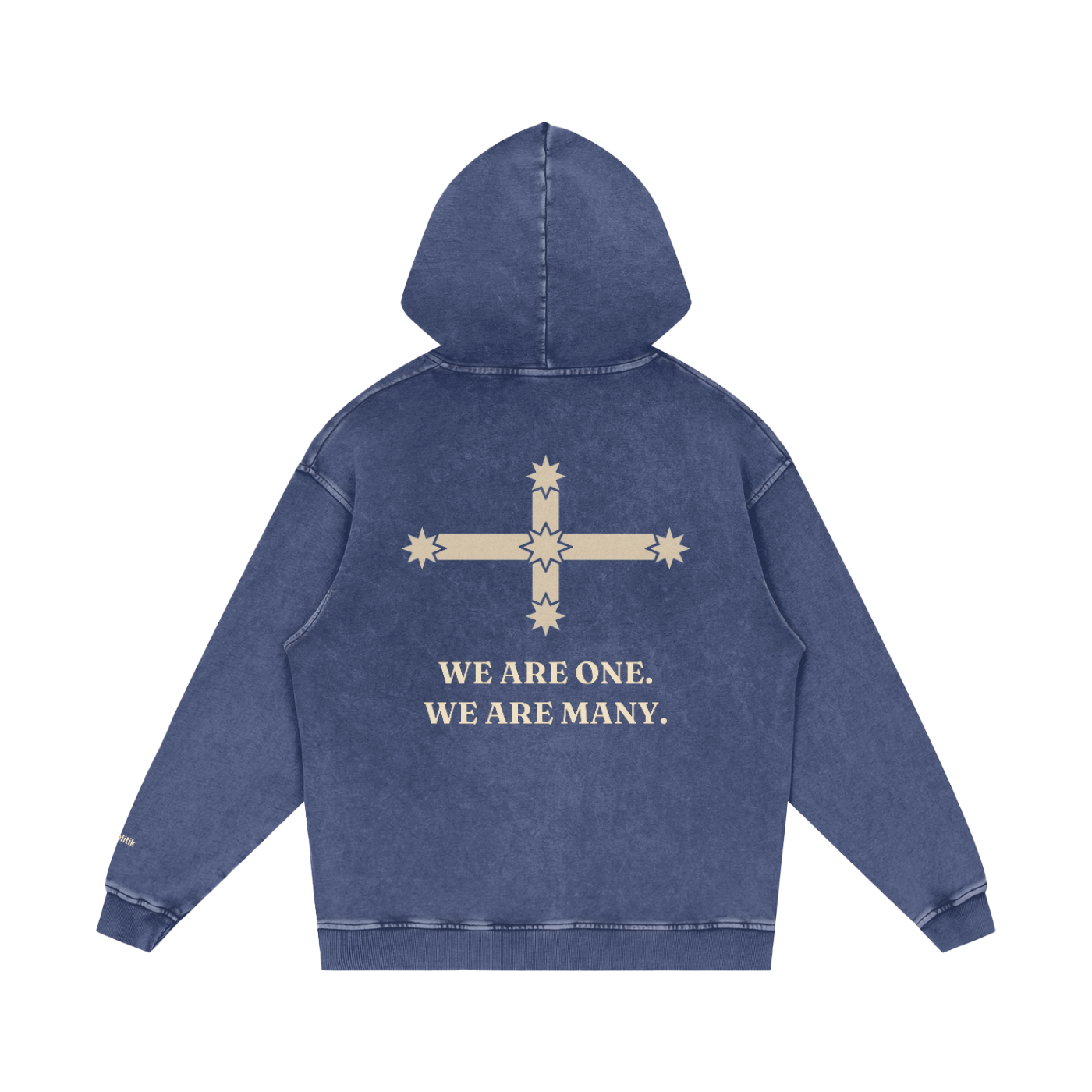 We Are One. We Are Many. — Eureka Stonewash Hoodie | Washed Navy