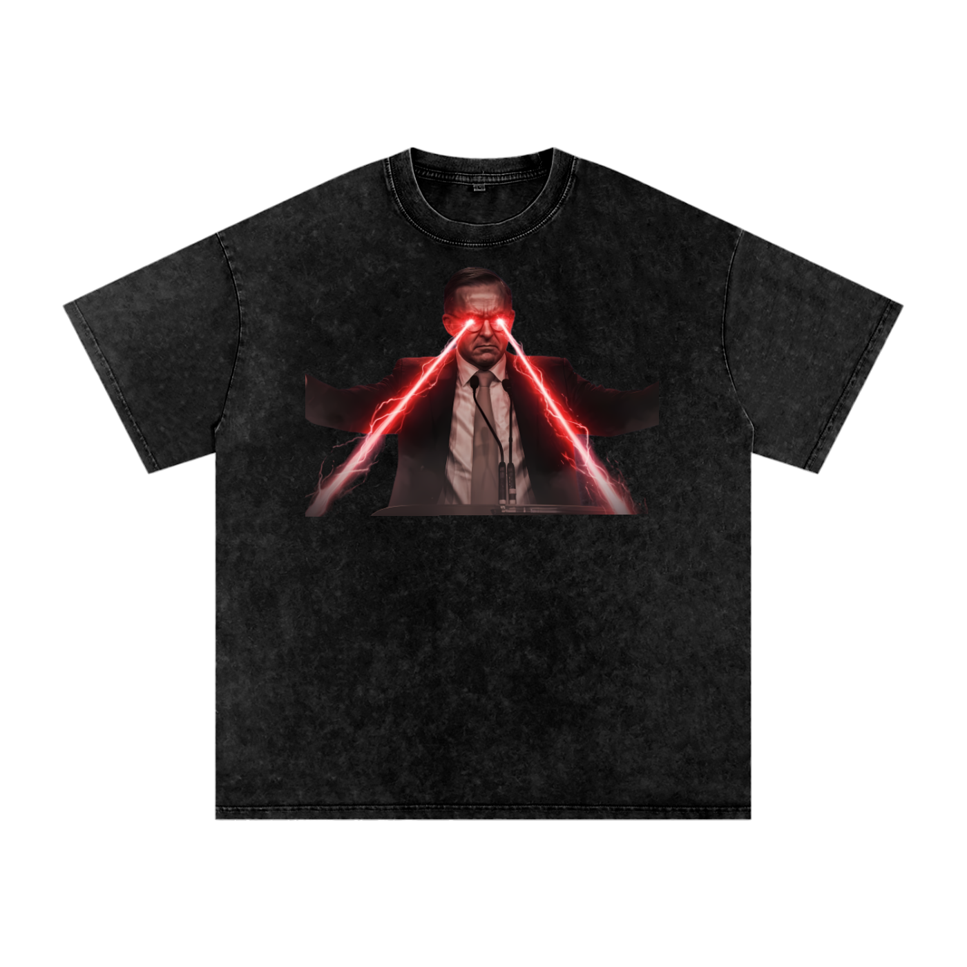 Dark Albo | Vintage Wash Oversized Cotton Tee