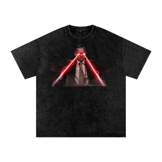 Dark Albo | Vintage Wash Oversized Cotton Tee