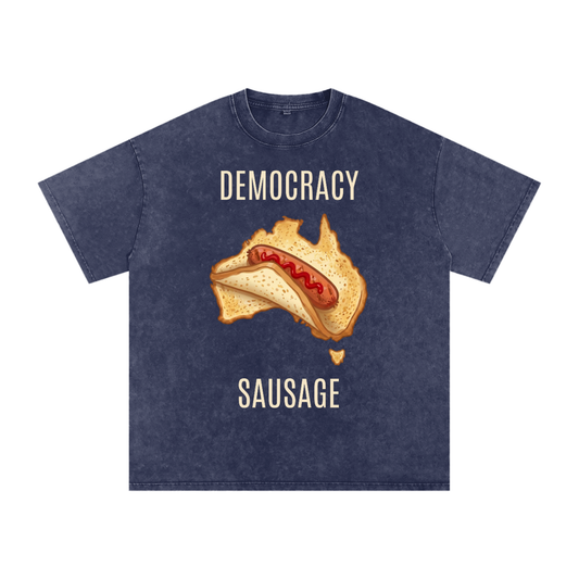 Democracy Sausage Tee — Funny Australian Election Snag Shirt