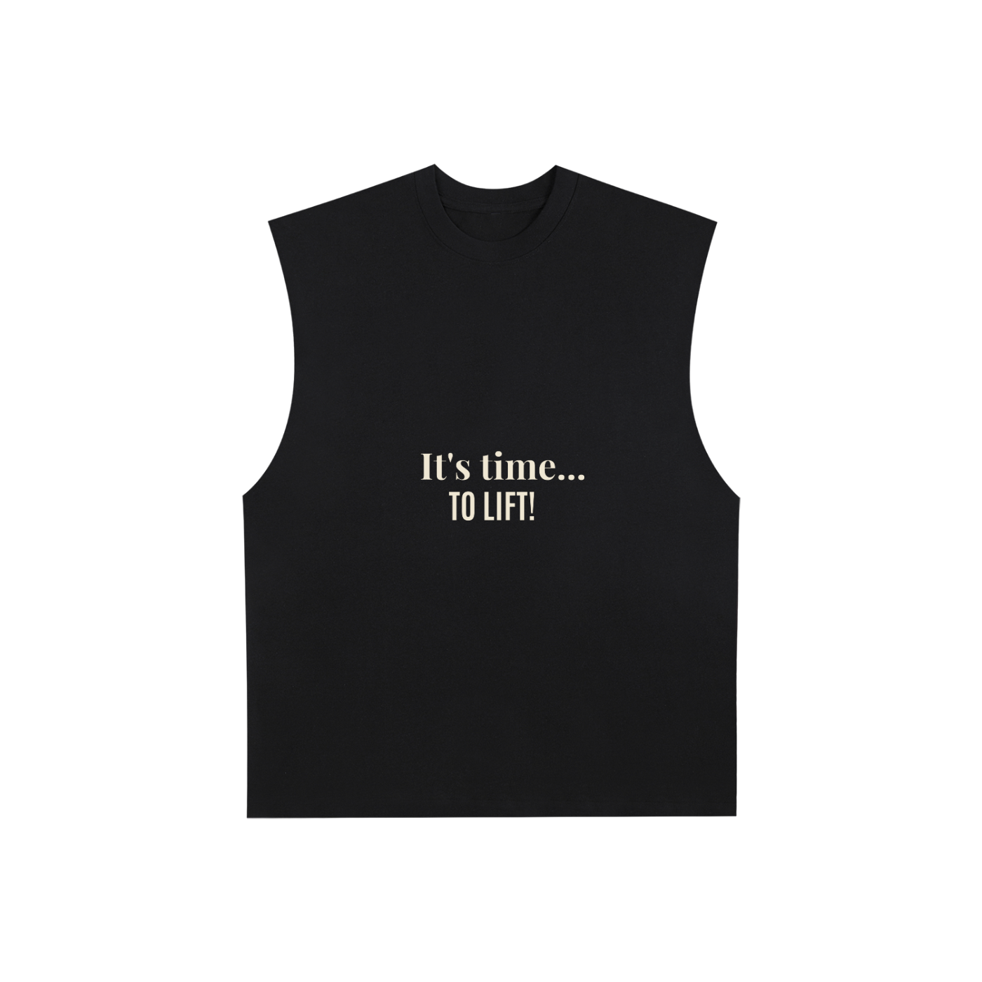 It's Time… To LIFT! — Oversized Boxy Gym Tank