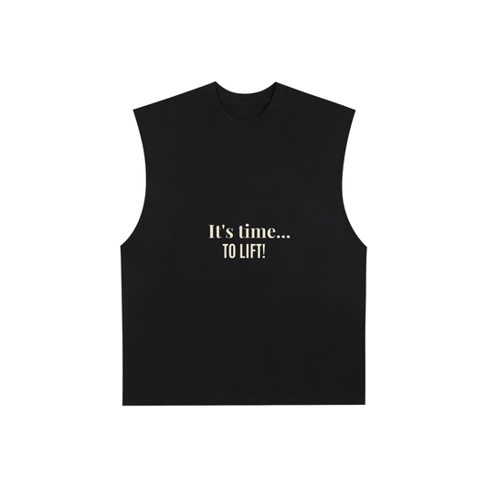 It's Time… To LIFT! — Oversized Boxy Gym Tank