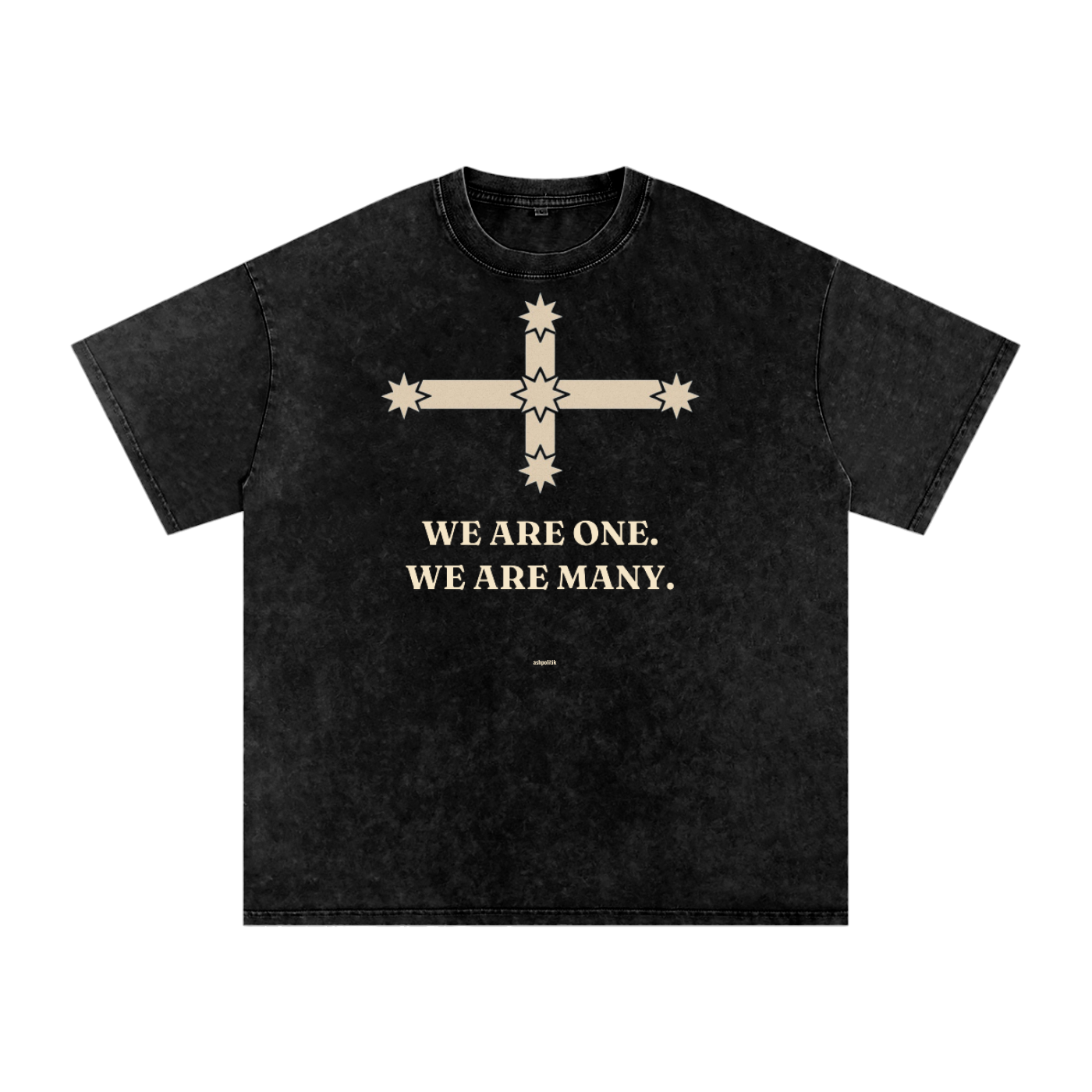 We Are One. We Are Many. — Eureka Stonewash Tee | St-Washed Navy